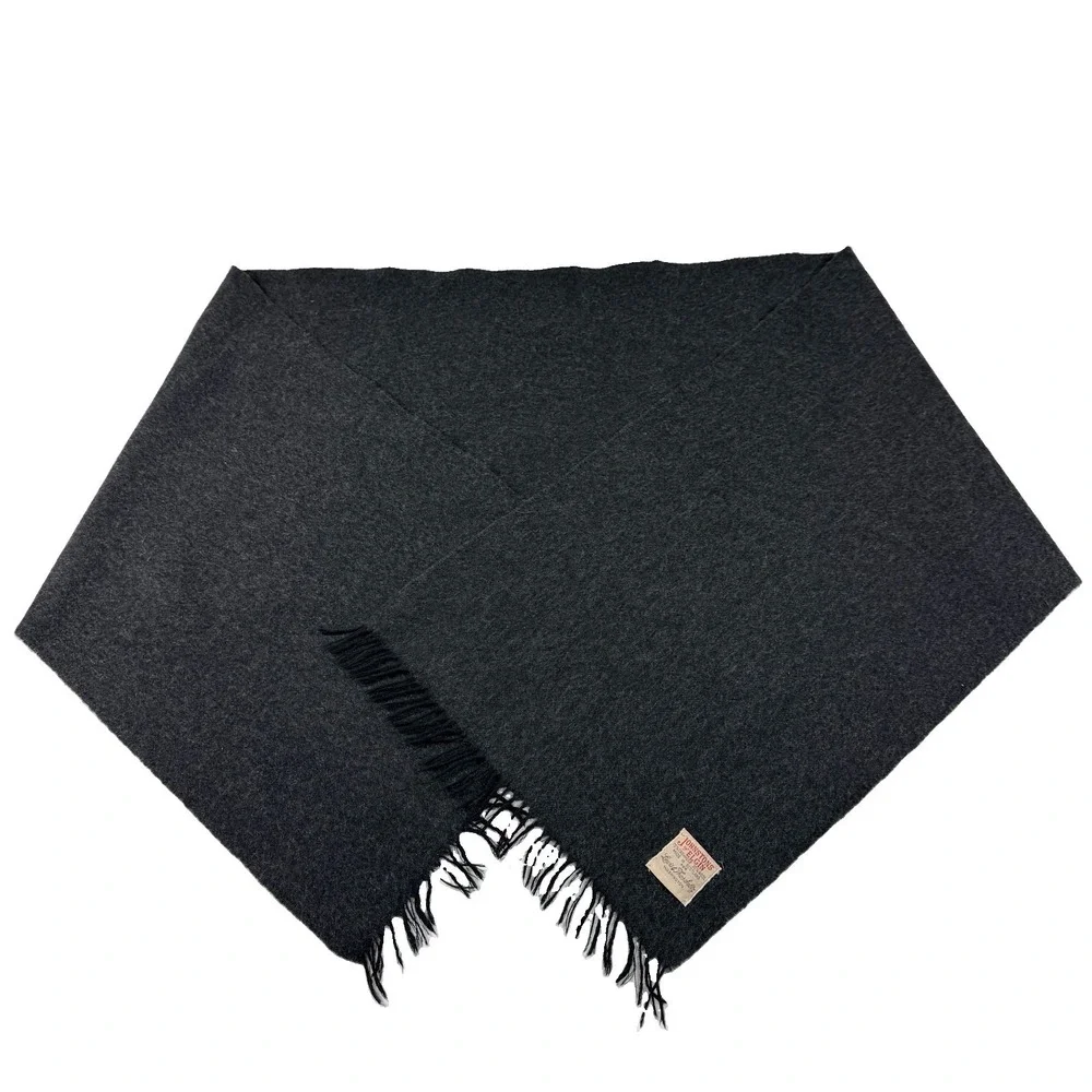 Vintage Johnstons of Elgin Scotland Cashmere Wool Scarf Lewis & Thomas Saltz
